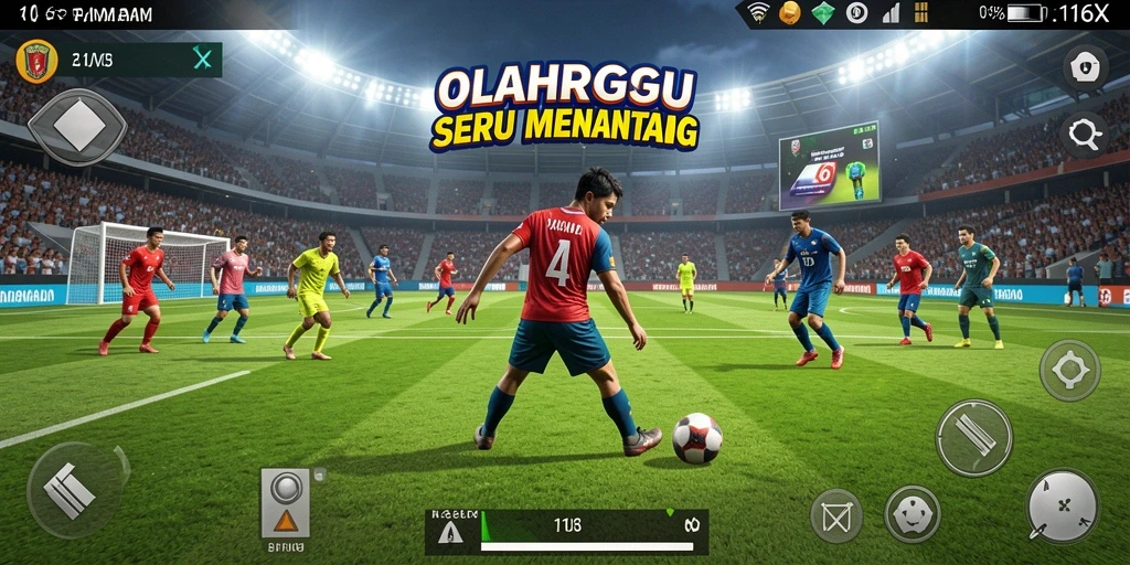 Gameplay seru 116X dengan berbagai cabang olahraga.