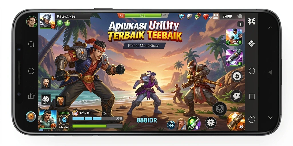 Tampilan antarmuka 888IDR yang intuitif dan menarik.