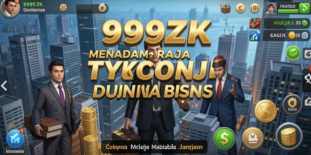 Tangkapan layar gameplay <strong>999ZK</strong> menampilkan keseruan membangun bisnis.