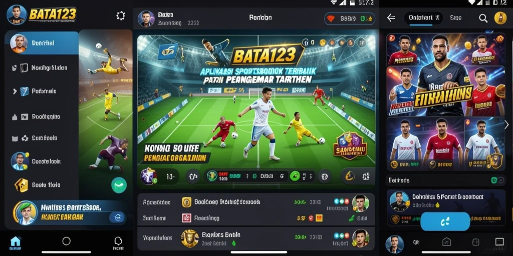 Tampilan screenshot BATA123 menampilkan berbagai olahraga untuk taruhan.