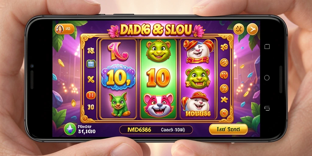 Tampilan menarik dari gameplay DMD686 yang penuh dengan slot berbeda.