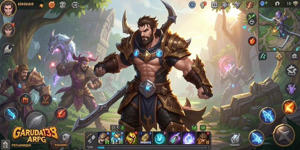 Tampilan gameplay <strong>GARUDA138</strong> yang seru dan menantang dalam dunia ARPG.