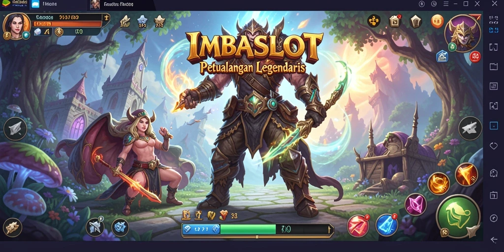 Tampilan gameplay ARPG yang memukau di IMBASLOT.