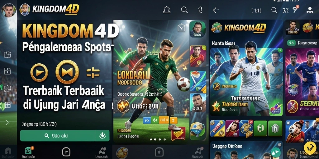 Screenshot KINGDOM4D menunjukkan pengalaman taruhan olahraga yang menarik.