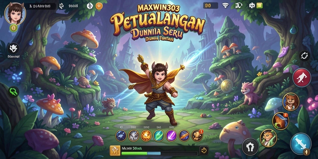 Tampilan gameplay menarik dalam dunia petualangan MAXWIN303.