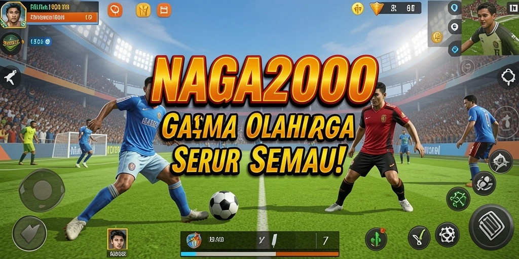 Tampilan gameplay menarik dari NAGA2000 yang penuh aksi olahraga.