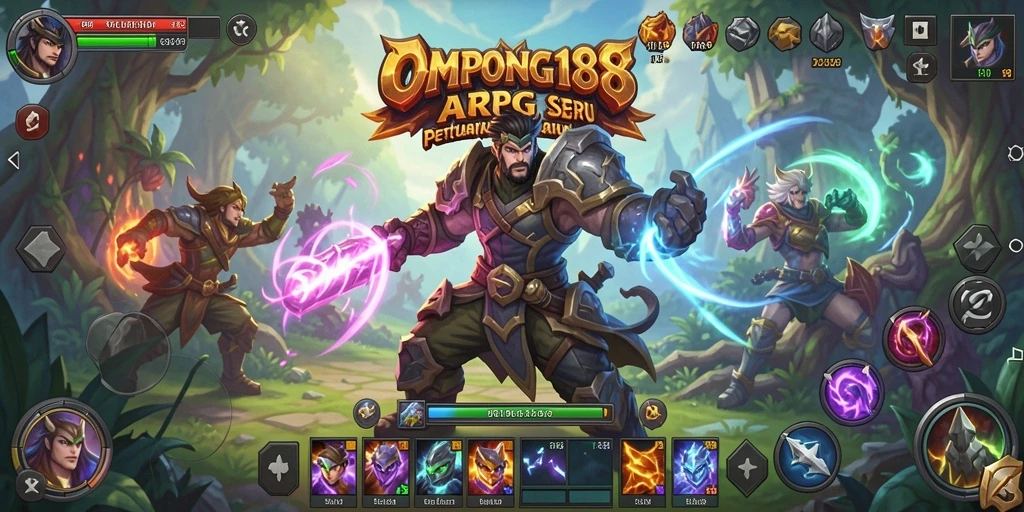 Screenshot menampilkan aksi gameplay ARPG yang seru dan dinamis.