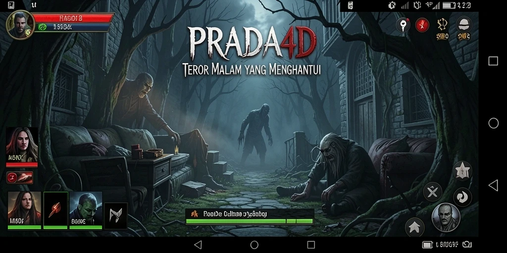 Gameplay PRADA4D yang penuh teror dan ketegangan.