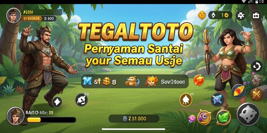 Tampilan gameplay TEGALTOTO yang seru dan menghibur.