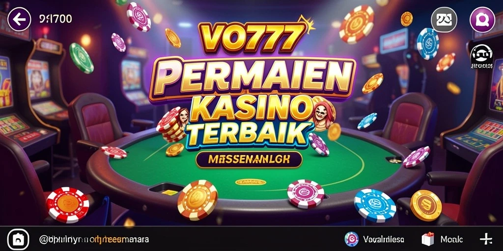 Screenshot utama VO777 menampilkan pengalaman bermain yang seru dan atraktif.