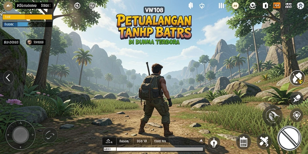Tangkapan layar gameplay <strong>VW108</strong> di dunia terbuka yang memukau.